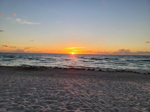 Sunset at Miami Beach
