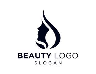 Logo design about Beauty on a white background. created using the CorelDraw application.