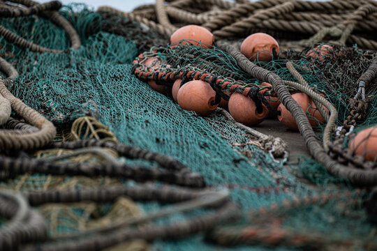 fishing nets and ropes