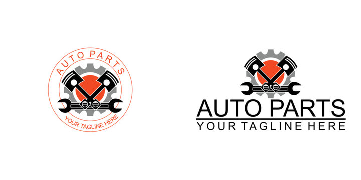 Automotive and car logo design with unique concept premium vector