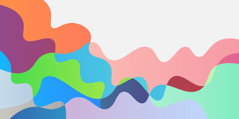 Colorful abstract background with space for your text, modern wavy cut-out of paper layered shapes paper texture, stylist border shape colorful background for any design and decoration.
