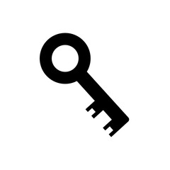 Key symbol, web and computer icon. Key icon symbol vector. on white background editable