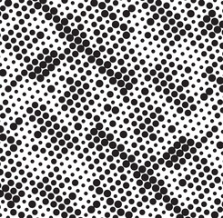 Abstract Halftone Dotted Pattern .Mesh Seamless texture for your design.illustration can be used for background.