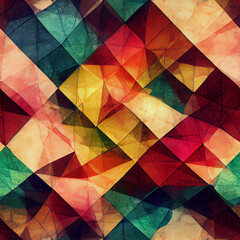 abstract geometric background with colored gradient