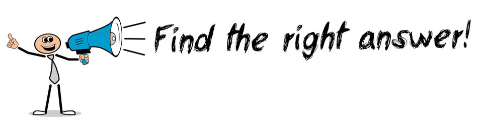 Find the right answer!