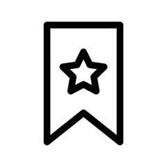 Bookmark icon template