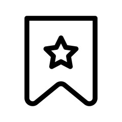 Bookmark icon template