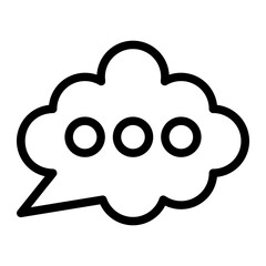 illustration of a speech bubble