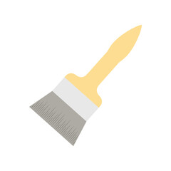 Paint brush. Flat Design vector icon on white background