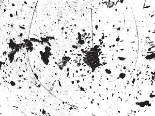 Splatter Paint Texture . Distress Grunge background . Scratch, Grain, Noise rectangle stamp . Black Spray Blot of Ink.Place illustration Over any Object to Create Grungy Effect .abstract vector