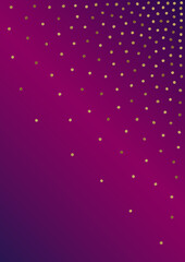 Gold Sparkle Holiday Vector Purple Background.