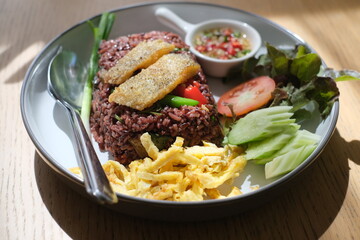 Fish with rice