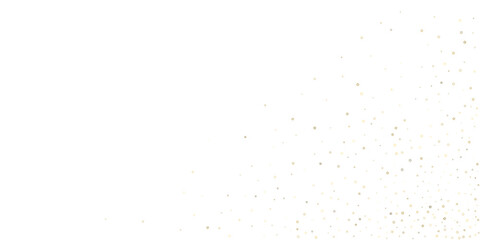 Gold Glitter Stars. Luxury Shiny Confetti.