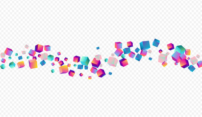Holographic Polygon Vector Transparent