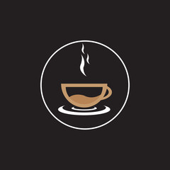 Coffee shop or cup of coffee logo design