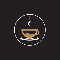 Coffee shop or cup of coffee logo design