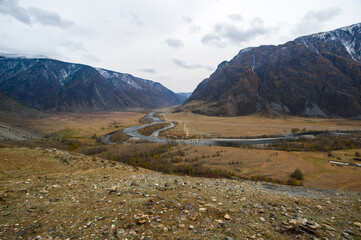 View of Altay mountains