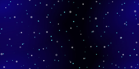 Fototapeta premium Falling Snowflakes seamless pattern flying snow