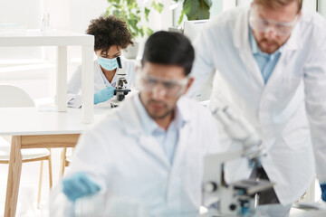 image of medical laboratory staff at the workplace.