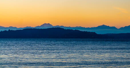 Puget Sound Mountain Sunset 8