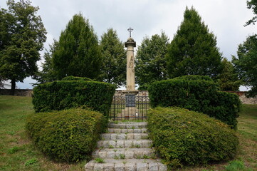 Column commemorating the march of John (Jan) III Sobieski's army in 1683. Bedzin, Poland.