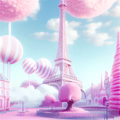 Selbstklebende Fototapeten Cotton candy in Paris © FrankBoston