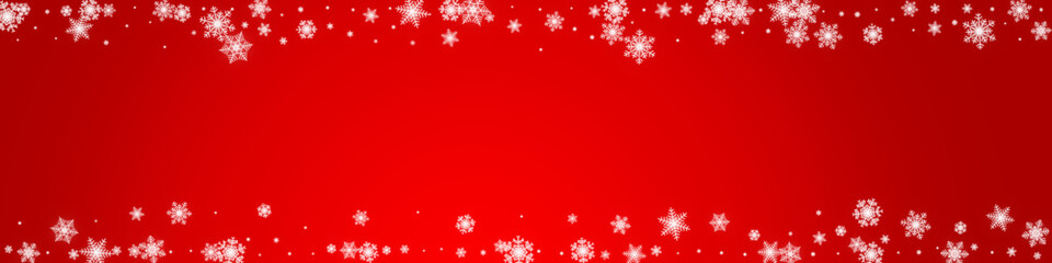 Gray Snowfall Vector Transparent Panoramic
