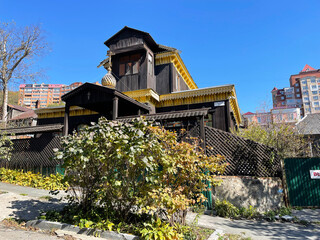 Historical monument - the Church of St. Nicholas the Wonderworker, Makhalina Street, 14. Vladivostok, Russia
