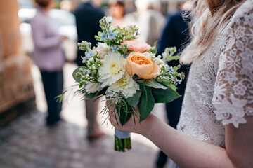 Blumenstrauss bei einer Hochzeit