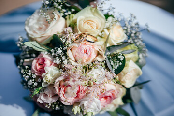 Blumenstrauss für die Hochzeit