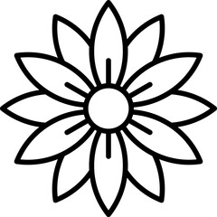 Aster Flower Icon