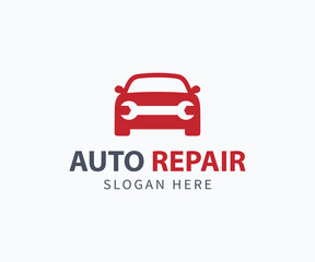 Auto Repair Logo Design. Car Service Logo Design Template