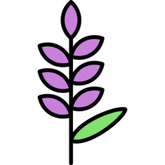 Lavender Flower Icon