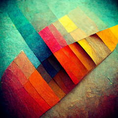 Fototapeta premium Abstract contemporary modern watercolor art. Minimalist illustration.