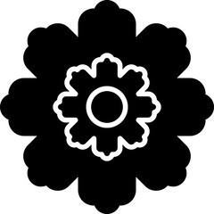 Fringed Dianthus Flower Icon