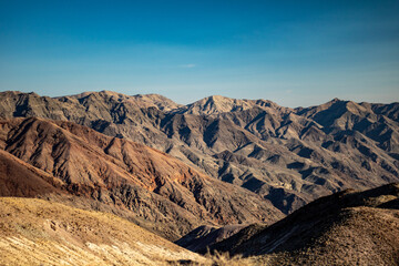 mountains in the morning