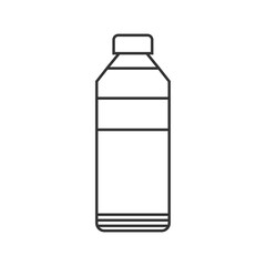 Bottle icon. Plastic or glass bottle vector ilustration.