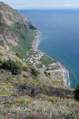 southern Atlantic shore at Ponta do Sol, Madeira