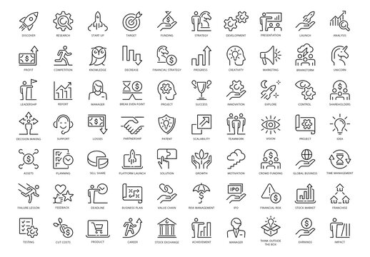 Start Up Icons Set