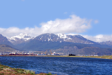 Ushuaia harbor. It is commonly regarded as the southernmost city in the world in Ushuaia Tierra del Fuego Argentina Argentina