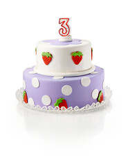 Birthday cake 3 years