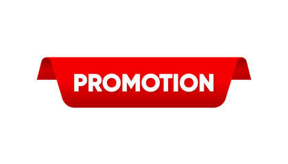 Special Promotion red label on white background. Vector illustration.