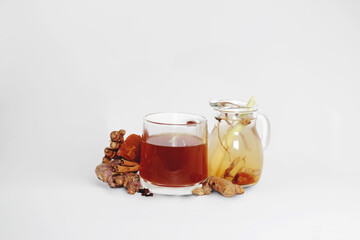 
Indonesian traditional herbal drink made from a mixture of various kinds of spices brewed with a little sugar makes the body warm and healthy