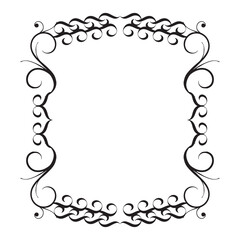 Frame, in the style of an ornament, Vector illustration eps 10, Art.	
