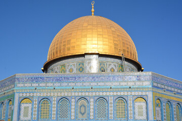 Temple Mount known as the the Noble Sanctuary of Jerusalem located in the Old City of Jerusalem, is...
