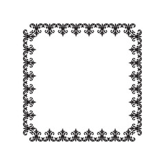 Frame, in the style of an ornament, Vector illustration eps 10, Art.	