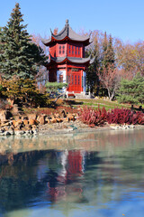 Chinese garden of Montreal botanical garden is considered to be one of the most important botanical gardens in the world due to the extent of its collections