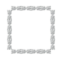 Frame, in the style of an ornament, Vector illustration eps 10, Art.	