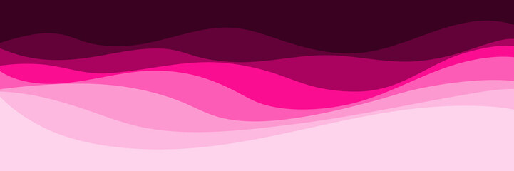 gradient color landscape waves pattern vector illustration good for wallpaper, background, backdrop, banner, web, and design template	