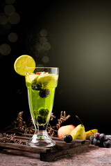The delicious soft drink with its attractive and eye-catching color